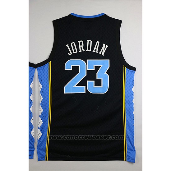 Maglia NCAA North Carolina Tar Heels Michael Jordan #23 Nero